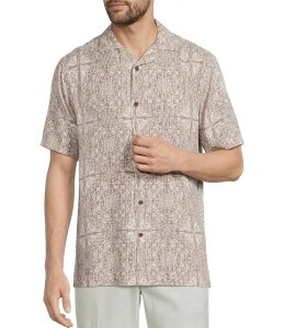 ���E���h�g�D���[�A���h���[�N �����Y �g�b�v�X �V���c �v�����g�[�� Roundtree & Yorke Big & Tall Short Sleeve Circle Print Polynosicamp Sport Shirt Ivory �A�C�{���[