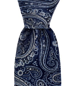 �q�b�L�[�t���[�}�� �����Y �A�N�Z�T���[ �l�N�^�C �V���N Hickey Freeman Grand Paisley 3 1/4 Silk Tie Navy/Blue �l�C�r�[
