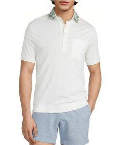 �����m �����Y �g�b�v�X �V���c �X�����t�B�b�g �_�[�r�[ Murano Corsa Di Cavalli Derby Collection Slim Fit Mint Collar Short Sleeve Polo Shirt Soft White �z���C�g