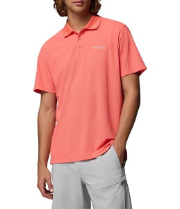 �R�����r�A �����Y �g�b�v�X �V���c Columbia PFG Freezer Short Sleeve Polo Shirt Melonade