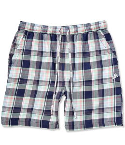 �A�N�[ �����Y �{�g���X �n�[�t�p���c�E�V���[�c �V���[�g�p���c AKOO Valet Plaid Shorts Navy �l�C�r�[