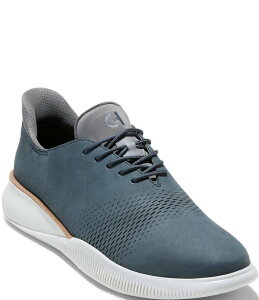 �R�[���n�[�� �����Y �V���[�Y �X���b�|���E���[�t�@�[ �I�b�N�X�t�H�[�h Cole Haan Men's 6.ZEROGRAND Nubuck Laser Quick-On Oxfords Navy Blazer/Castlerock/Oyster Mushroom �l�C�r�[