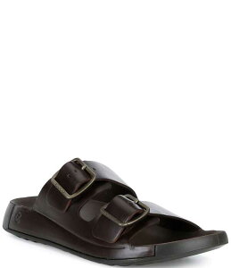 �G�R�[ �����Y �V���[�Y �T���_�� ECCO Men's Cozmo Premium Buckle Sandals Potting Soil