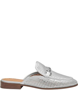 �W�����X�g���A���h�}�[�t�B�[ ���f�B�[�X �V���[�Y �p���v�X ���[�t�@�[ Johnston & Murphy Women's Ali Perforated Bit Buckle Loafer Mulesilver �V���o�[
