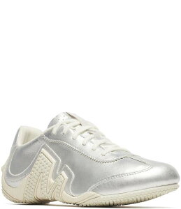 ������ ���f�B�[�X �V���[�Y �X�j�[�J�[ �g�[�� ���U�[ Merrell Women's Relay Fly Vent Metallic Leather Sneakers Ash �A�b�V��