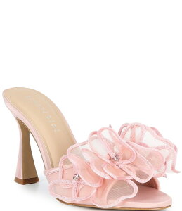 �W�����r�j ���f�B�[�X �V���[�Y �T���_�� Gianni Bini Haley Flowerhinestone Slide Dressandals Petunia Pink �s���N