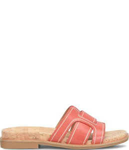 �\�t�g ���f�B�[�X �V���[�Y �T���_�� ���U�[ Sofft Racheleather Stitch Sandals Red Coral ���b�h