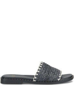 �\�t�g ���f�B�[�X �V���[�Y �p���v�X �T���_�� Sofft Elsa Woven Scallop Slide Sandals Black �u���b�N