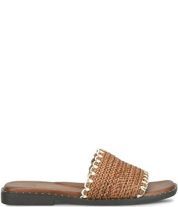 �\�t�g ���f�B�[�X �V���[�Y �p���v�X �T���_�� Sofft Elsa Woven Scallop Slide Sandals Brown �u���E��