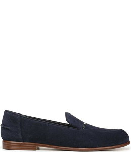 �t�����R�T���g ���f�B�[�X �V���[�Y �p���v�X�G�[�h ���[�t�@�[ Franco Sarto Mirabelle Suede Bar Hardware Loafers Blue �u���[