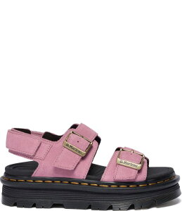 �h�N�^�[�}�[�`�� ���f�B�[�X �V���[�Y �T���_�� �v���b�g�t�H�[�� �X�G�[�h Dr. Martens Women's Zebzag Suede Platform Sandals Dusty Rose