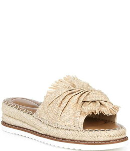 �A���b�N�X�}���[ ���f�B�[�X �V���[�Y �T���_�� �v���b�g�t�H�[�� Alex Marie Cici Raffia Knot Detail Platform Sandals Natural