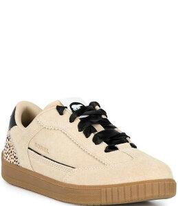 �\���� ���f�B�[�X �V���[�Y �X�j�[�J�[ �A�j�}���� �v�����g �X�G�[�h Sorel Women's ONA Drift LX Suede Animal Print Accent Low Profile Sneakers Ceramic/Black �u���b�N