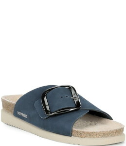 ���t�B�X�g ���f�B�[�X �V���[�Y �p���v�X �T���_�� Mephisto Hariana Nubuckle Slide Sandals Navy �l�C�r�[
