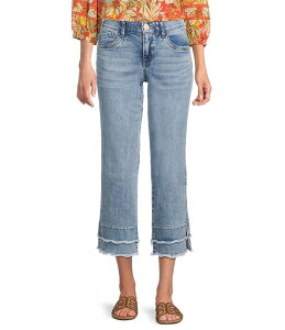 �f���N���V�[ ���f�B�[�X �{�g���X �f�j���p���c �W�[���Y Democracy AbsolutionR Fray Hem Skimmer Jeans Mid Blue Artisanal �u���[