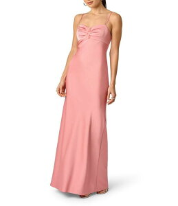 �A�h���A�i �p�y�� ���f�B�[�X �g�b�v�X �����s�[�X �N���[�v Adrianna Evening by Adrianna Papell Textured Crepe Long Dress Deep Rose