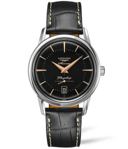 �����W�� ���f�B�[�X �A�N�Z�T���[ �r���v T�V���c Longines Men's Heritage Flagship Automatic Stainlessteel Black Alligator Strap Watch Silver �V���o�[