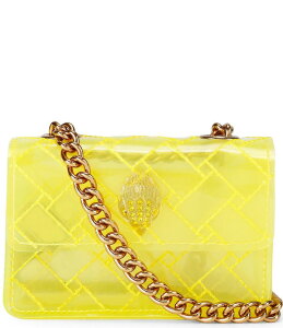 �J�[�g�W�F�C�K�[�����h�� ���f�B�[�X �o�b�O Kurt Geiger London Micro Kensington Clear Crossbody Bag Yellow �C�G���[