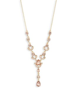 �W�o���V�[ ���f�B�[�X �A�N�Z�T���[ �l�b�N���X�E�`���[�J�[ ���[�X Givenchy Gold Tone Pink Crystal Y Necklace Pink �s���N