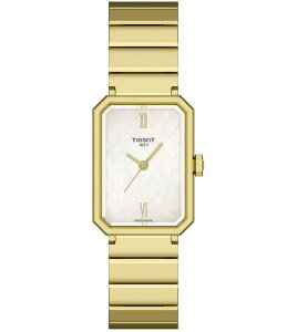 �e�B�\�b�g ���f�B�[�X �A�N�Z�T���[ �r���v T�V���c Tissot Women'sRV Classicontemporary Collection Quartz Analog 316L Stainlessteel Bracelet Watch Gold/White Mother of Pearl �z���C�g