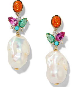�i�f�B�[�� ���f�B�[�X �A�N�Z�T���[ �s�A�X�E�C�������O Nadri Frieda Multi Color Post Large Baroque Pearl Drop Earrings Multi/Pearl �p�[��