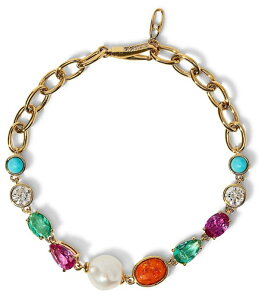 �i�f�B�[�� ���f�B�[�X �A�N�Z�T���[ �u���X���b�g�E�o���O���E�A���N���b�g Nadri Frieda Multi Color Pearl Chain Line Bracelet Multi/Pearl �p�[��