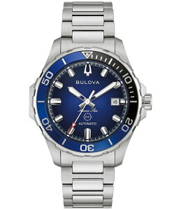 �u���o ���f�B�[�X �A�N�Z�T���[ �r���v T�V���c Bulova Men's Marine Star Series B Automatic Stainlessteel Bracelet Watch Silver �V���o�[