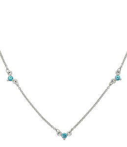 �W�F�[���Y �G�C�����[ ���f�B�[�X �A�N�Z�T���[ �l�b�N���X�E�`���[�J�[ ���[�X James Avery Gemstone Station Collar Necklace Sterling Blue Zircon �u���[