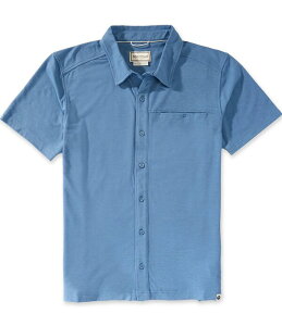 �}�[���b�g �����Y �g�b�v�X �V���c Marmot Sereno Performance Stretch Short Sleeve Woven Shirt Summer Storm Heather �w�U�[