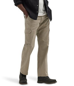 �����O���[ �����Y �{�g���X �f�j���p���c �����b�N�X�t�B�b�g �p���c �f�j�� Wrangler Relaxed Fit Non-Denim Cargo Longs Pants Burlap �f�j��