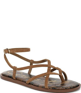 �T���G�f���}�� ���f�B�[�X �V���[�Y �T���_�� �X�G�[�h �A���N�� Circus NY by Sam Edelman Dakota Suede Ankle Wrap Thong Sandalspiced Nutmeg