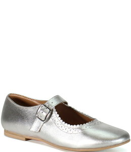 �f�B�o�g�D���[ ���f�B�[�X �V���[�Y �p���v�X �R�[�g ���U�[ Diba True Sugar Coat Leather Mary Jane Flatsilver �V���o�[