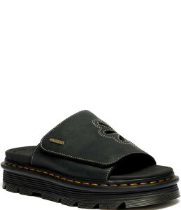 �h�N�^�[�}�[�`�� ���f�B�[�X �V���[�Y �T���_�� �J�b�g�A�E�g �v���b�g�t�H�[�� Dr. Martens Women's Zebzag Flower Cutout Platform Slides Black �u���b�N