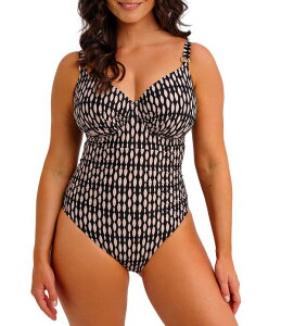 �t�@���^�W�[ ���f�B�[�X �g�b�v�X �����s�[�X Fantasie Shell Bay Sweetheart Neck Full Cup One Piece Swimsuit Desert Blush �u���b�V��