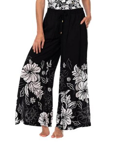 �W�����g�[�� ���f�B�[�X �{�g���X �J�W���A���p���c ���C�h���b�O Jantzen Theritage Josephine Wide Leg Pull-On Swim Cover-Upants Black �u���b�N