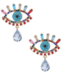 �A���i&�A���@ ���f�B�[�X �A�N�Z�T���[ �s�A�X�E�C�������O Anna & Ava Stoneye Drop Earrings Multi �}���`�J���[