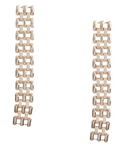 �A���i&�A���@ ���f�B�[�X �A�N�Z�T���[ �s�A�X�E�C�������O Anna & Ava Watchain Linearrings Gold �S�[���h