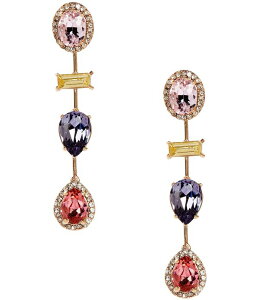 �Z�U���k ���f�B�[�X �A�N�Z�T���[ �s�A�X�E�C�������O Cezanne Multi Stone Short Linear Drop Earrings Gold/Multi �S�[���h