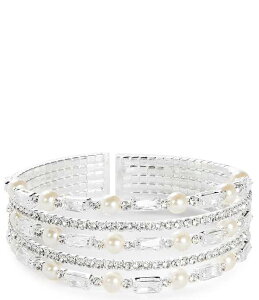 �Z�U���k ���f�B�[�X �A�N�Z�T���[ �u���X���b�g�E�o���O���E�A���N���b�g Cezanne Floating Rows Cuff Bracelet Multi �}���`�J���[