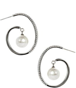 �Z�U���k ���f�B�[�X �A�N�Z�T���[ �s�A�X�E�C�������O C by Cezanne CZ Swirl Hoop Earrings Multi �}���`�J���[