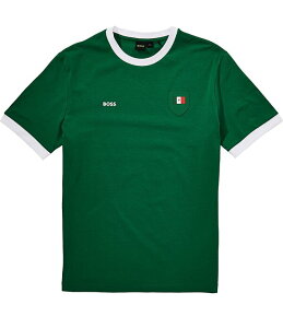 �q���[�S�{�X �����Y �g�b�v�X �V���c Hugo Boss Lux WC 2026 Short Sleeve T-Shirt Green �O���[��