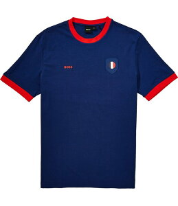 �q���[�S�{�X �����Y �g�b�v�X �V���c Hugo Boss Lux WC 2026 Short Sleeve T-Shirt Navy �l�C�r�[