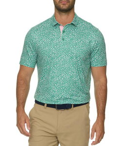 �t���b�O �A���h �A���Z�� �����Y �g�b�v�X �V���c �t�����[�� �t�����[ Flag and Anthem Short Sleeve Bloomfield Floral MVPolo Shirt Green Combo �O���[��