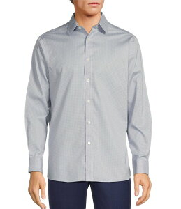 �n�[�g �V���t�i�[ �}���N�X �����Y �g�b�v�X �V���c �v�����g Hart Schaffner Marx State Street Essentials Long Sleeve Geo Print Button Front Shirt White Multi �z���C�g