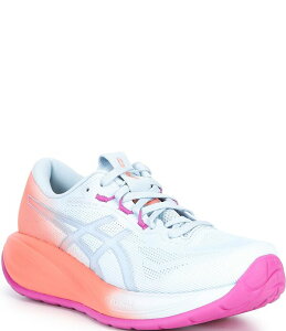 �A�V�b�N�X ���f�B�[�X �V���[�Y �X�j�[�J�[ ASICS Women's Gel-Cumulus 28 Sunny Sizzle Ombre Running Sneakersky/Sun Coral �R�[����