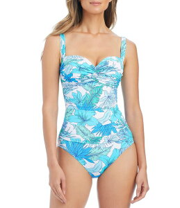 �u���[���b�h�r�[�e�B ���f�B�[�X �g�b�v�X �����s�[�X Bleu Rod Beattie Riviera Retreat Sweetheart Neck Underwire Bandeau One Piece Swimsuit Cool