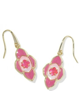 �P���h���X�R�b�g ���f�B�[�X �A�N�Z�T���[ �s�A�X�E�C�������O Kendra Scott Abbie Medallion Small Drop Earrings Gold Hot Pink Mix �s���N