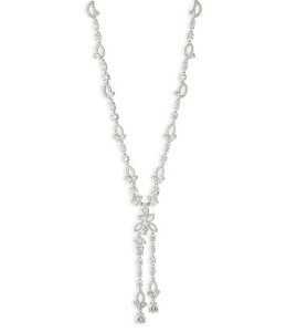 �W�o���V�[ ���f�B�[�X �A�N�Z�T���[ �l�b�N���X�E�`���[�J�[ ���[�X Givenchy Viney Rhinestone Y Necklace Silver �V���o�[