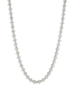 �W�o���V�[ ���f�B�[�X �A�N�Z�T���[ �l�b�N���X�E�`���[�J�[ ���[�X Givenchy Rhinestone Tennis Collar Necklace Silver �V���o�[