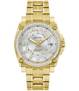 �u���o ���f�B�[�X �A�N�Z�T���[ �r���v T�V���c Bulova Men's Precisionist Icon Three Hand Gold Tone Stainlessteel Bracelet Watch Gold �S�[���h